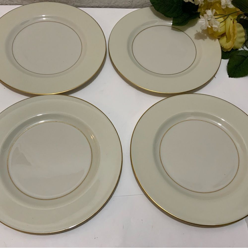Theodore HAVILAND GRAMERCY DESSERT PLATE  Set of 4- 7 6/8” G8